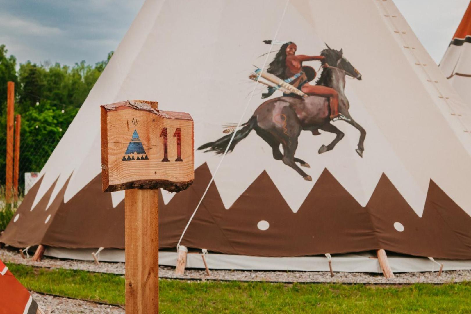 Grabce-Towarzystwo Indiana Camp - 150 M Od Suntago Park酒店 外观 照片