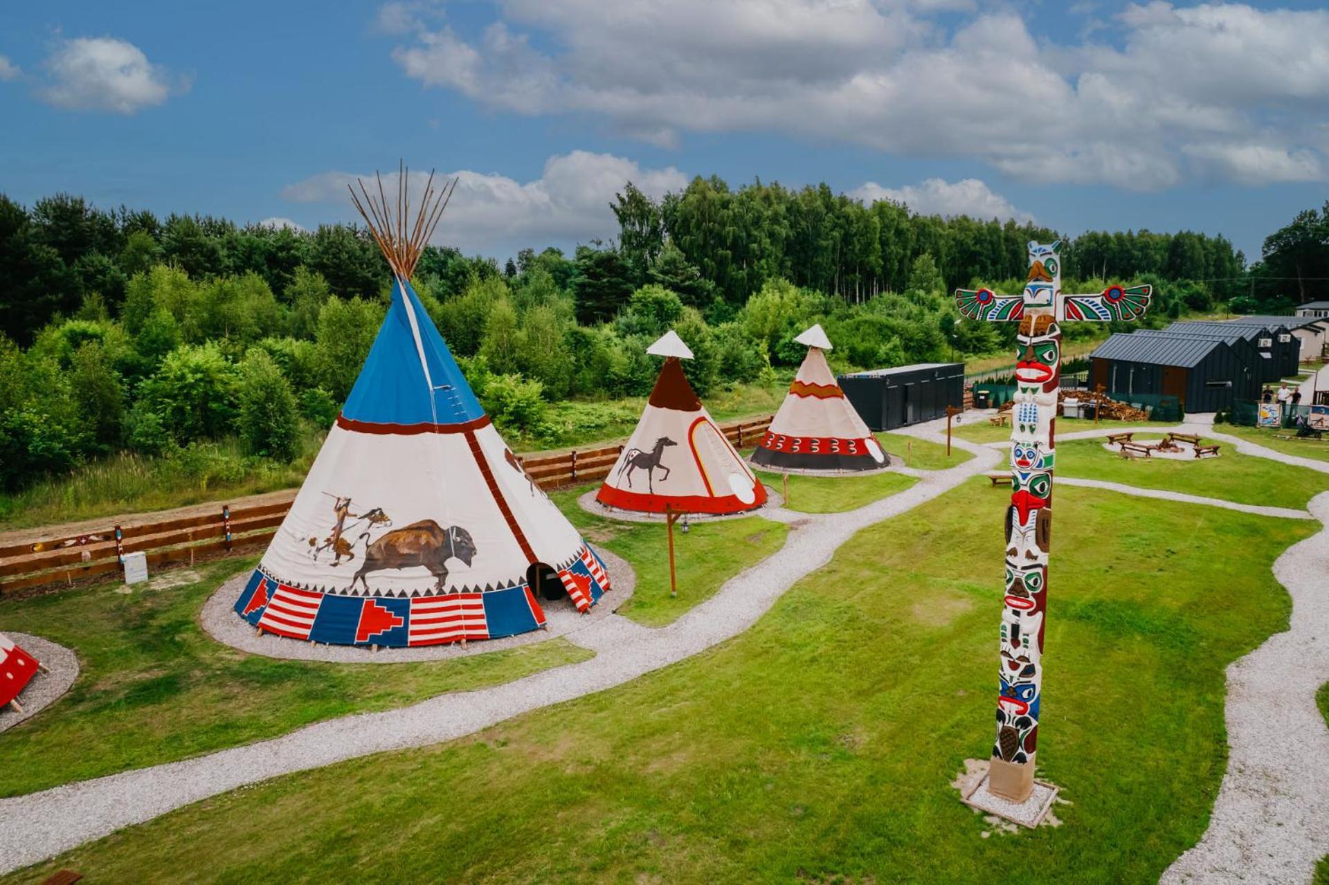 Grabce-Towarzystwo Indiana Camp - 150 M Od Suntago Park酒店 外观 照片