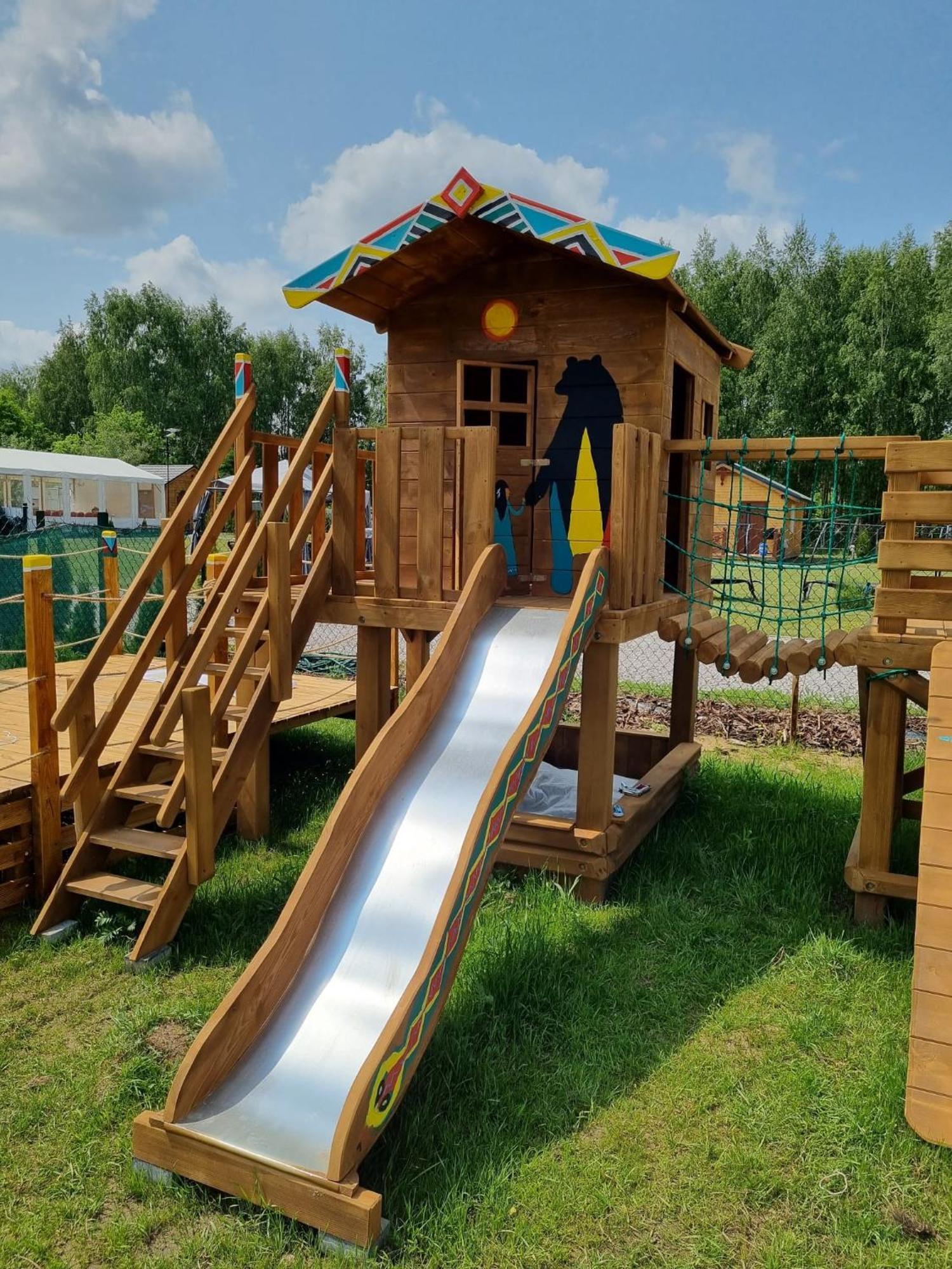 Grabce-Towarzystwo Indiana Camp - 150 M Od Suntago Park酒店 外观 照片